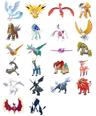 Legendary Pokemon Bundle(22)